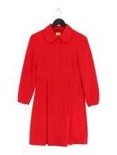 Tara Jarmon A-Line Midi Dress in Red