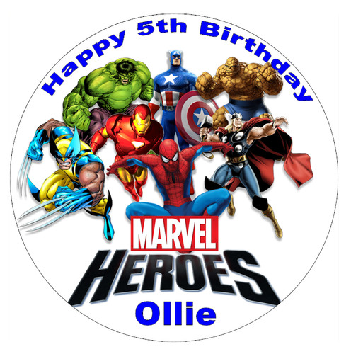 Marvel superheros personalised - marvel,