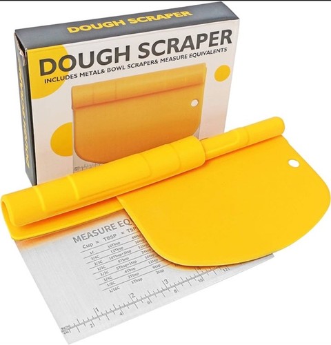 Dough scrapper yellow - scrapper,