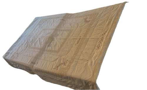 Vintage ivory floral - ivory,