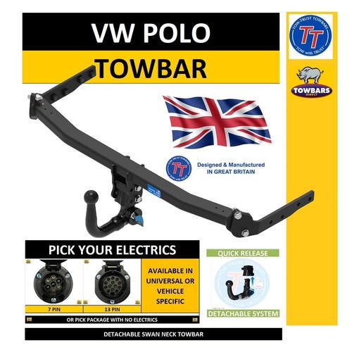 Detachable towbar - towbar, vw