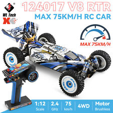 WLtoys 124017-V8 RC Racing Car 1/12 2.4G 4WD 75km/h Brushless Metal Chassis RTR