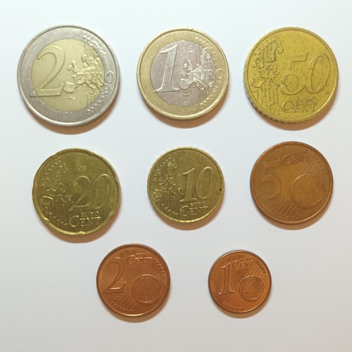 Full euro coins set all - euro,