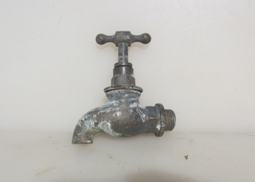 Vintage brass tap - brass,