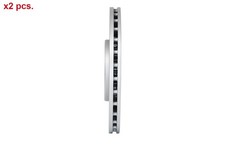 X2 PCS FRONT BRAKE DISC ROTORS