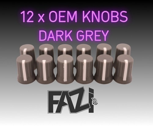 Dark grey oem knobs - x,