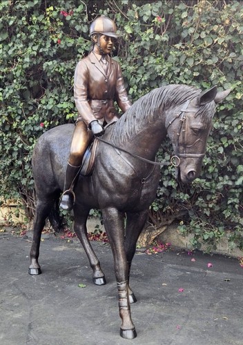 Bronze horse and - and, rider