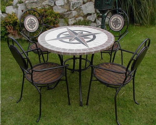 Wrought iron garden patio - iron,