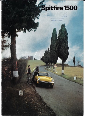Triumph spitfire 1500 - triumph, late