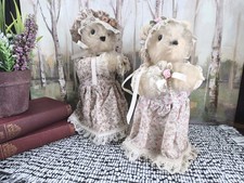 Vintage Handmade Pair Teddy