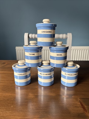 Green cornishware thyme - green,