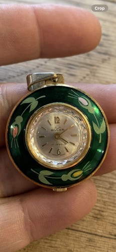 Vintage green pendant - vintage,