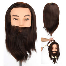 12'' 14" Training Head Man Barber Hairdressing Mannequin Doll & Table Calmp