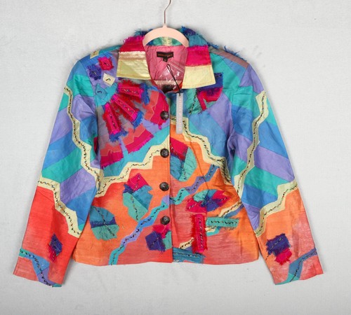 Native silk blazer - native, by