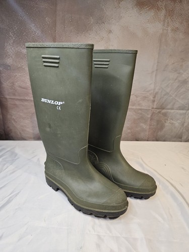 Dunlop green wellington - green, boots