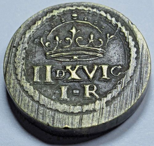 Antique 1600 reales weight - 1600's,