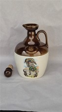 Scotch Whisky Flagon  Decanter Clan Campbell & MacRae Montrose pottery (empty)