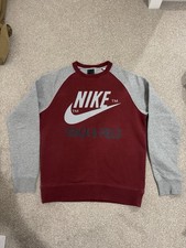 Nike Vintage Jumper Red Grey