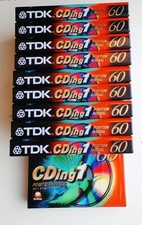 10 Musicassette vintage TDK CDing1 60 - POSITION NORMAL