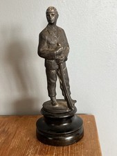 Old Vintage WW Soldier, Military Statue/figure -Used Condition- Free Shipping