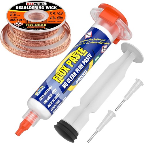 Clean soldering flux 10ml - no-clean,