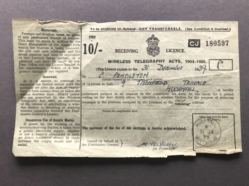 1939 wireless receiving - 1939,