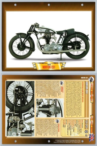 Norton cs1 1928 vintage - norton,