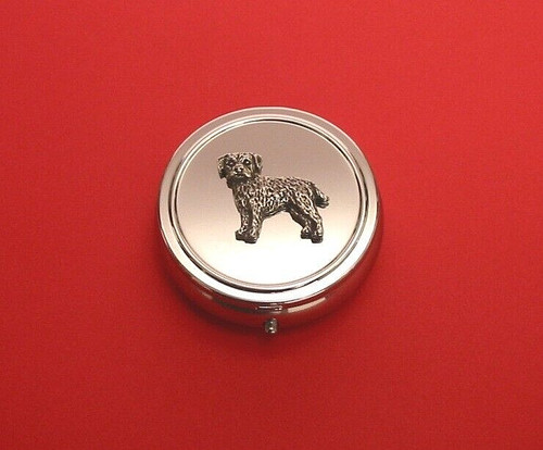 Border terrier design round - border,