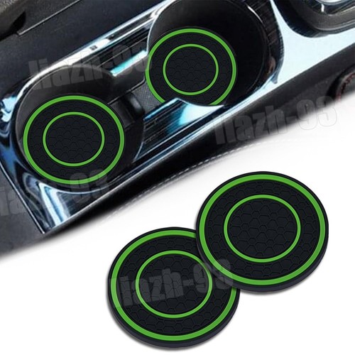 Green car cup - holder, anti
