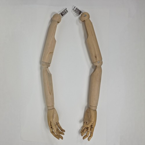 Pair female wooden mannequin - pair,