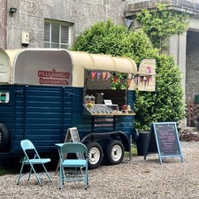 vintage Ice Cream horse box