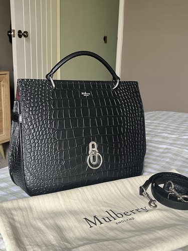 Mulberry black croc - black,