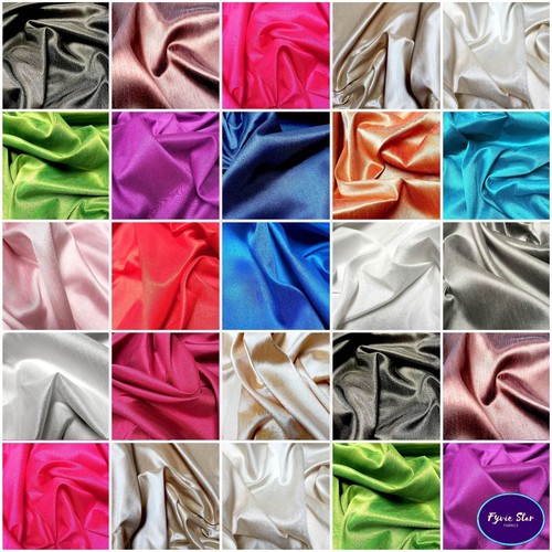 Plain faux dupion - faux, raw