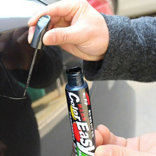Black car paint repair - black,