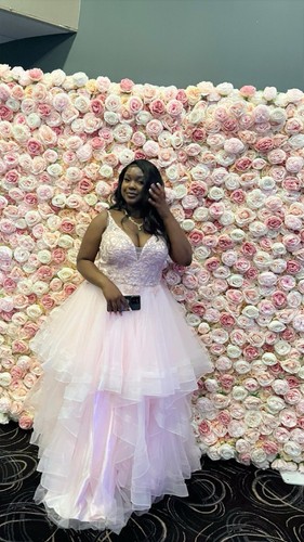 Pink prom dress size 18 - dress, 16-18