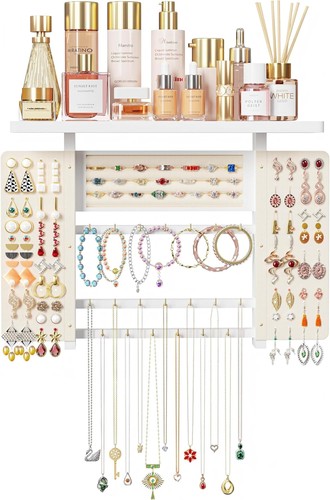 Jewelry organizer hanging wall - organizer,