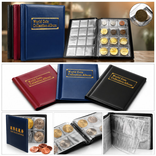 Coin album for 120 - for, coins