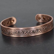 Copper Magnetic Bracelet Pain Relief Healing Celtic Bracelet - Spiral Knot (SLK)