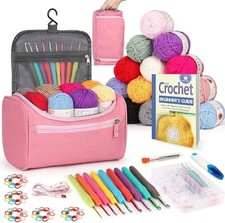 Crochet Kit, 88 PCS Crochet