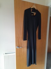 F&F Black Maxi Knitted Ribbed