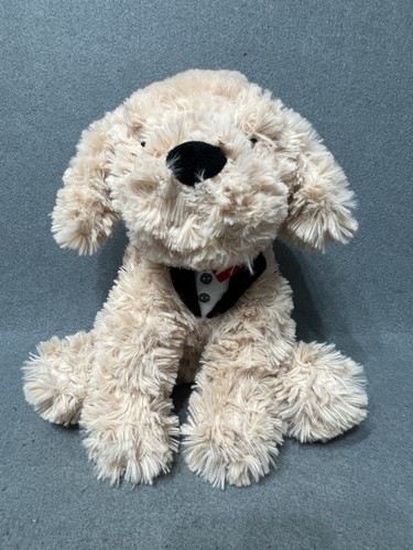 Tesco cream puppy dog plush - cream,
