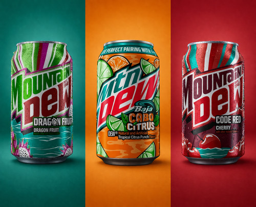 Mountain dew rare flavors set - rare,
