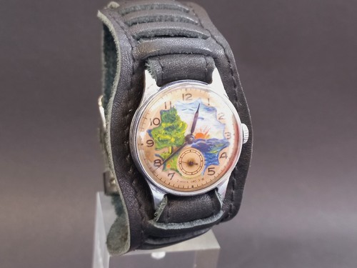 Soviet vintage watch pobeda - vintage,