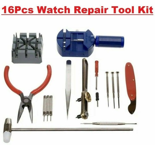 16pc watch repair kit tool - watch,