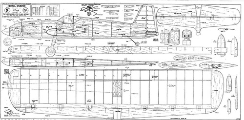 Heinkel 100 stunt plan - c/l,