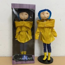 NECA Coraline Articulated Doll Figure Raincoat Sweater Anime Model Toy Gift