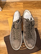 Tod's Tods Grey Suede Shoes