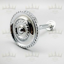 Pairs of GEORGIAN ROPE Stem Curtain Holdbacks