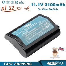 3100mAh Battery EN-EL4a EN-EL4 EN-EL4e For Nikon D2X D2H D2Hs D2Xs D3 D3S D3X F6