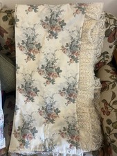 Vintage Dorma Croscill Chestnut Hill Double Quilt Cover - Deep Lace Edge/Piped 